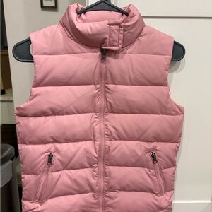 American Eagle Outfitters Pink Quilted Vest